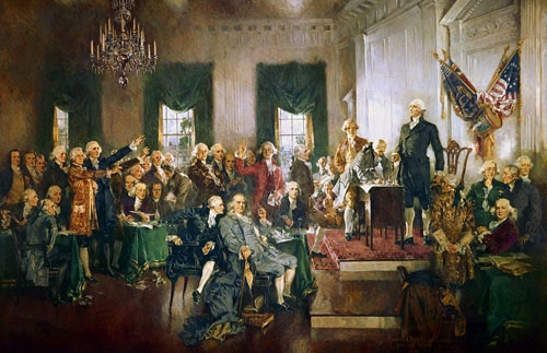 Constitution signing